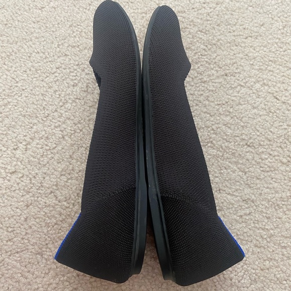 Rothy’s Solid Black The Flat Shoe - Picture 4 of 5